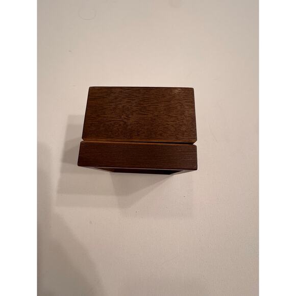 Vintage Mirror Music Box Made in Japan w/Quote 4"x3" Wood - Picture 10 of 10